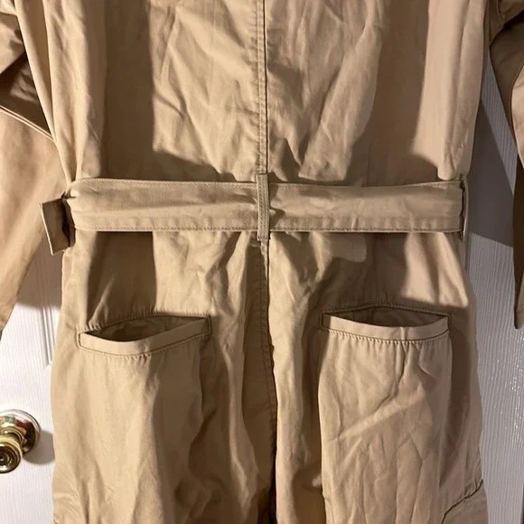 Levi’s Khaki Camel Belted Flight Suit XL - Picture 10 of 10